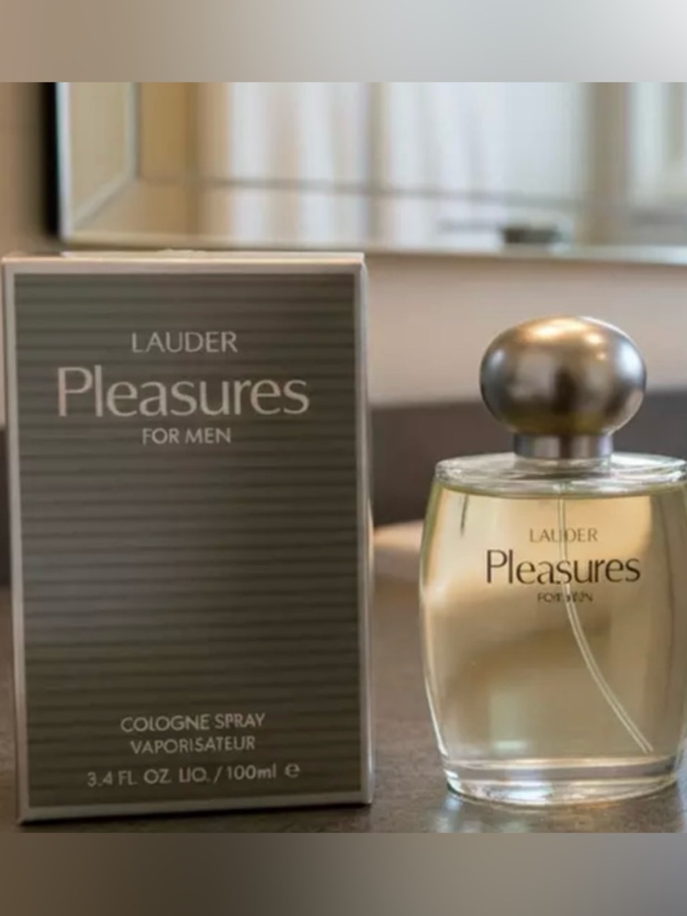 NEW Estée Lauder Pleasures For Men Cologne Spray 100ml/3.4oz- Authentic